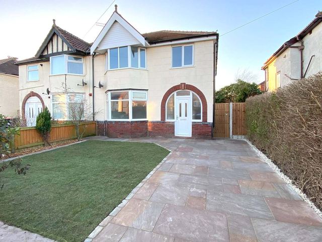 Front of a 3 bed house, Thornton-Cleveleys
