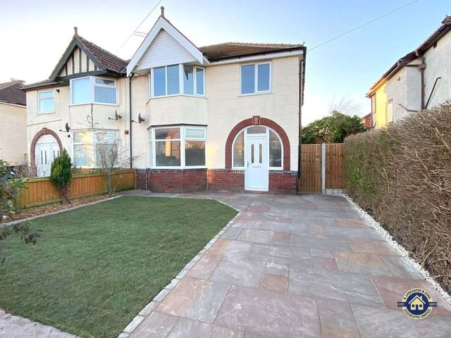 Front of a 3 bed house, Thornton-Cleveleys